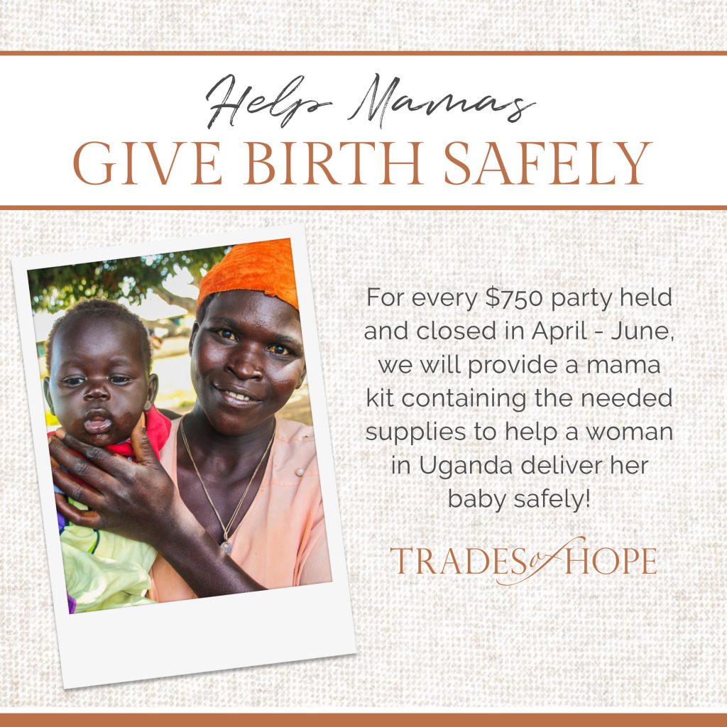 Find out how YOU can provide a mama kit to a woman in Uganda so she can safely give birth! You will also receive a pair of the exclusive Fair Trade Together Bracelets to celebrate! Click to read and email tawnyandluke@kindredmovement.com with any questions you may have about this incentive! #tradesofhope #directsales #fairtrade #ethical