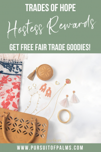 Want to know about Trades of Hope hostess rewards? Looking for details on how to earn free fair trade jewelry and home decor? Click to read all about Trades of Hope hostess rewards and how to earn without parties! Email tawnyandluke@kindredmovement.com for more information! #tradesofhope #directsales #fairtrade #ethicalfashion