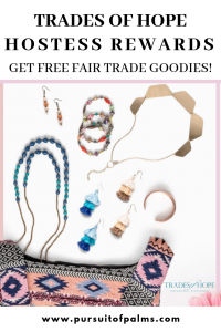 Want to know about Trades of Hope hostess rewards? Looking for details on how to earn free fair trade jewelry and home decor? Click to read all about Trades of Hope hostess rewards and how to earn without parties! Email tawnyandluke@kindredmovement.com for more information!