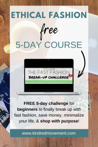 Ethical Fashion Free Email Course
