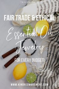 Check out my top 7 Fair Trade Ethical essential oil jewelry picks. Every purchase empowers women out of poverty! Read the blog post to see my top picks and click through to shop the Essential Oil Diffuser Jewelry! #fairtrade #ethical #essentialoils #diffuserjewelry#ecofriendly #empoweringwomen #endpoverty #handmade #handcrafted #tradesofhope